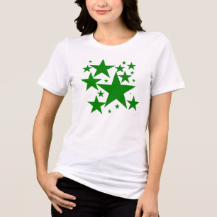 Green Star Design Tri-Blend Shirt