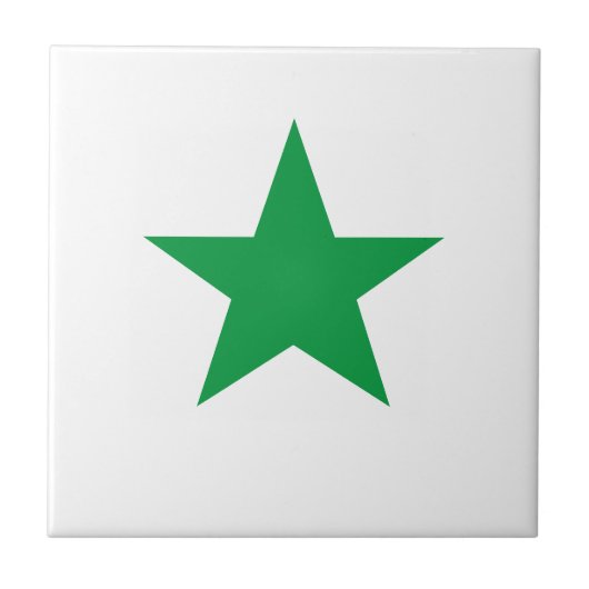 Green Star Fliese (Vorderseite)