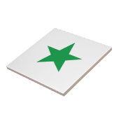 Green Star Fliese (Seite)