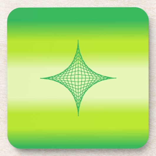 Green Star Getränkeuntersetzer (Vorderseite)