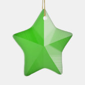 Green Star Holiday Ornament Anpassbare 3D-Darstell (Rechts)