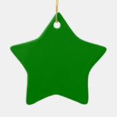 Green Star Keramik Ornament (Vorne)