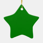 Green Star Keramik Ornament (Hinten)