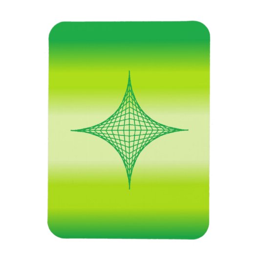 Green Star Magnet (Vertikal)