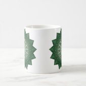 Green Star Mandala Kaffeetasse (Mittel)