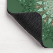 Green Star Mandala Mousepad (Ecke)