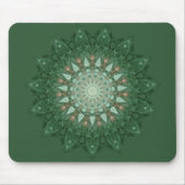 Green Star Mandala Mousepad (Vorne)