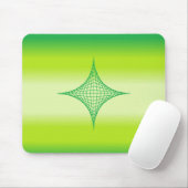 Green Star Mousepad (Mit Mouse)
