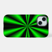 Green Star of Hope iPhone 15 Hülle (Rückseite (Horizontal))