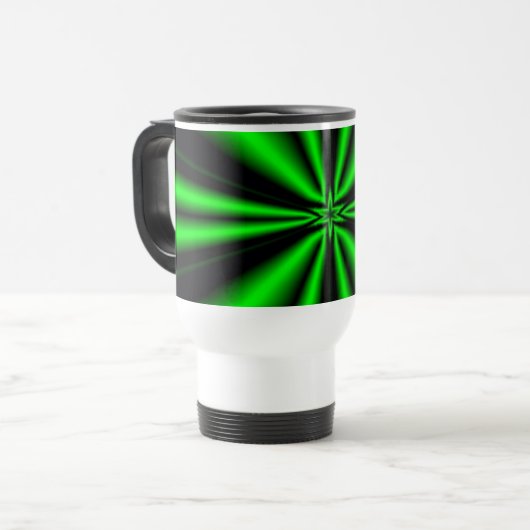 Green Star of Hope Reisebecher (Vorderseite Links)