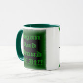 Green Star Pentagram Tasse (Vorderseite Links)