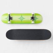 Green Star Skateboard (Horizontal)