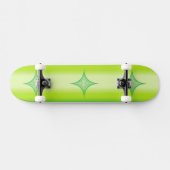 Green Star Skateboard (Horizontal)