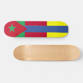Green Star Skateboard (Horizontal)