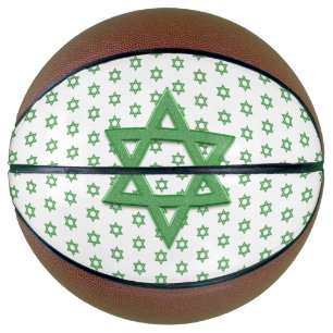 Green Star von David Seamless Basketball