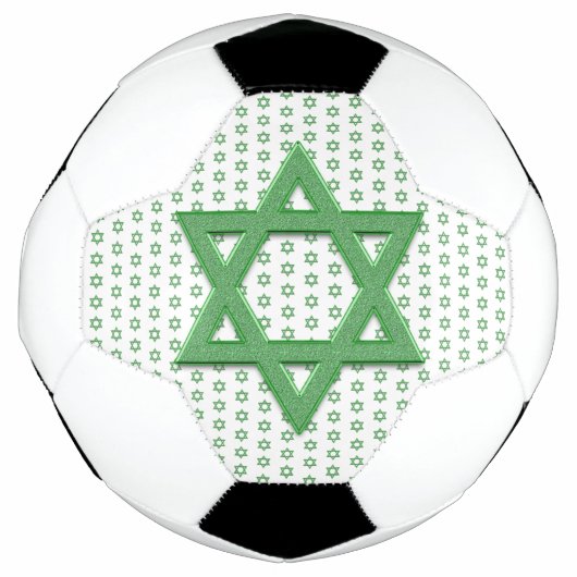 Green Star von David Seamless Fußball (Vorderseite)