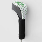Green Star von David Seamless Golf Headcover (angewinkelt)