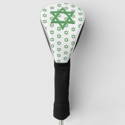 Green Star von David Seamless Golf Headcover (Vorderseite)