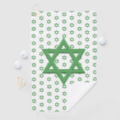Green Star von David Seamless Golfhandtuch (Insitu)