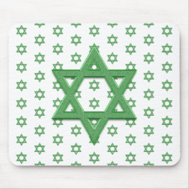 Green Star von David Seamless Mousepad