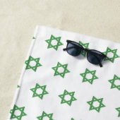 Green Star von David Seamless Strandtuch (Beispiel)