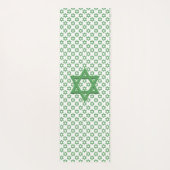 Green Star von David Seamless Yogamatte (Rückseite)