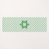 Green Star von David Seamless Yogamatte (Vorderseite (Horizontal))