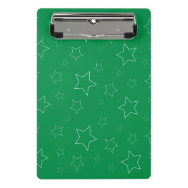 Green Stars Mini-Zwischenablage Mini Klemmbrett