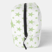 Green Stars Pattern Constellation Cosmetic Waschbeutel (Rechts)