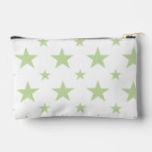Green Stars Pattern Constellation Pencil Case Zubehörtasche (Rückseite)