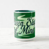 Green State of Mind St Patrick’s Day Shirt caneca Tasse (Zentrum)