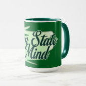 Green State of Mind St Patrick’s Day Shirt caneca Tasse (VorderseiteRechts)