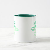 Green Statistics Match Word Cloud Tasse (Zentrum)