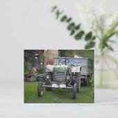 Green Steyr Tractor 80A Postkarte (Stehend Vorderseite)