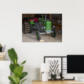 Green Steyr Tractor KL I Poster (Heimbüro)