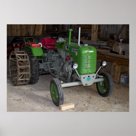 Green Steyr Tractor KL I Poster (Vorne)