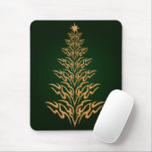 Green Stilvolle Weihnachtsbaummäuse Pad Mousepad (Mit Mouse)