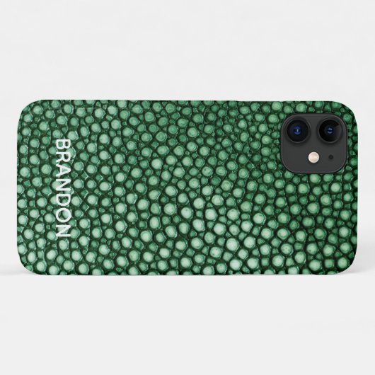 Green Stingray Case-Mate iPhone Hülle (Rückseite (Horizontal))