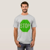 Green Stopp Sign Shirt (Vorne ganz)