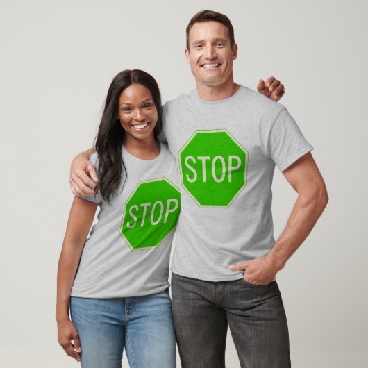 Green Stopp Sign Shirt (Unisex)