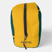 Green | Streifen | Woods & Mountain Wikers Custom Waschbeutel (Rechts)