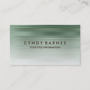 Green Strip Business Card Visitenkarte