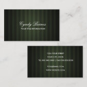 Green Strip Business Card Visitenkarte (Vorne/Hinten)