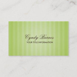 Green Strip Business Card Visitenkarte