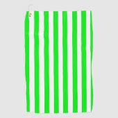 Green Strip Golf Handtuch (Vorderseite)
