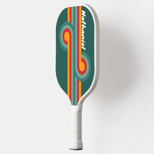 Green Strip Loop mit Name Pickleball Paddle (Links)