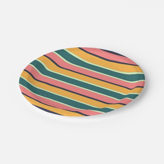 GREEN STRIP MIX PAPPTELLER (Schrägansicht)