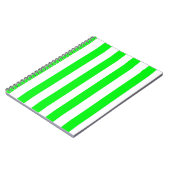 Green Strip Notebook Notizblock (Linke Seite)