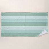 Green Strip Ombre Strandtuch (Vorderseite)