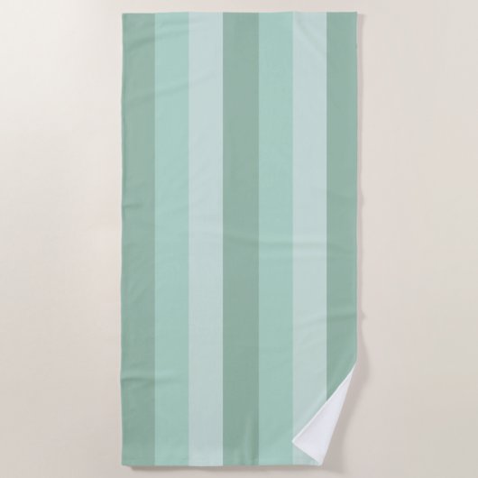 Green Strip Ombre Strandtuch (Vorderseite)